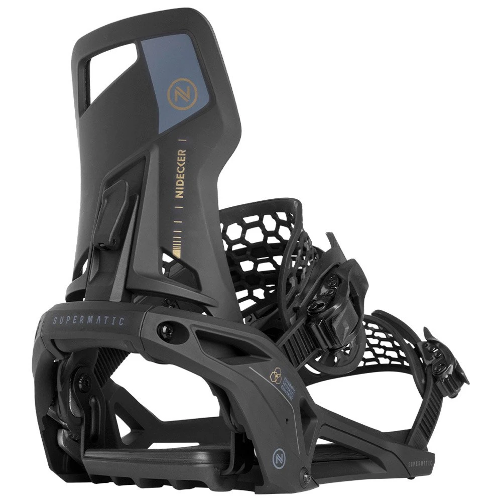 Snowboardbindung Nidecker Supermatic Black 3 Snowboardbindung Nidecker Supermatic Black