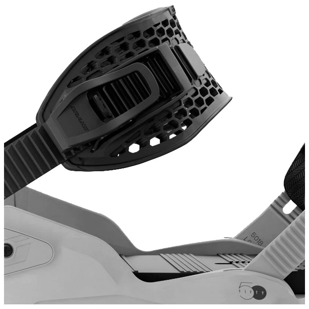 Snowboardbindung Drake Fifty Black White 4 Snowboardbindung Drake Fifty Black White – Bild 2