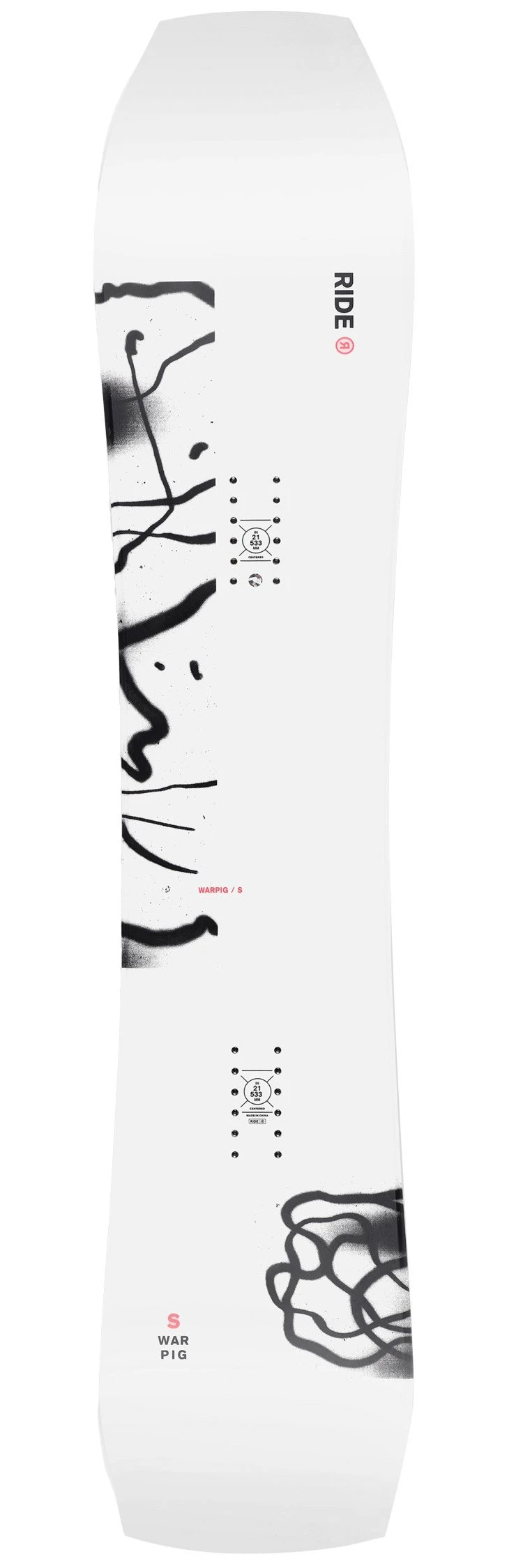 RIDE Snowboard-Set Warpig + Bdg 3 RIDE Snowboard-Set Warpig + Bdg