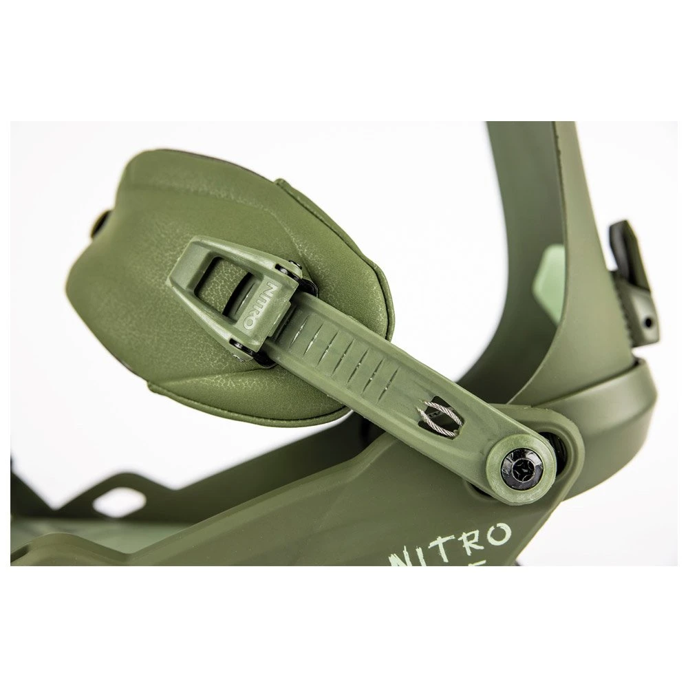 Snowboardbindung Nitro One Olive 10 Snowboardbindung Nitro One Olive – Bild 8